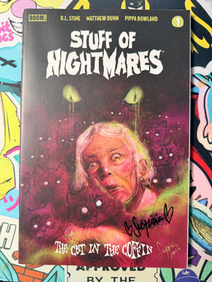 Stuff of Nightmares: The Cat in the Coffin #1 | Suspiria Trade Variant | Signed by Suspiria