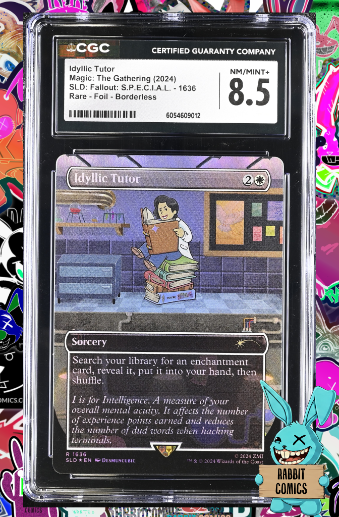 MTG - Secret Lair - Fallout | Idyllic Tutor | 1636 Rare Foil | CGC 9