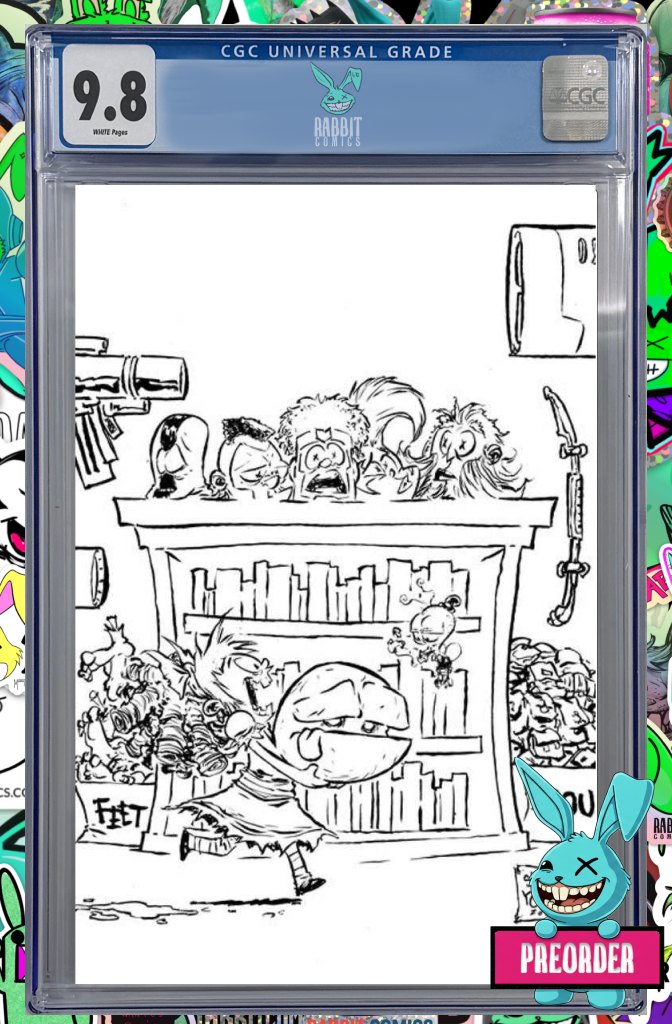 I Hate Fairyland #46 Cover E Skottie Young Youngblood Team Up Black & White Full Art Variant | CGC 9.8 | PREORDER