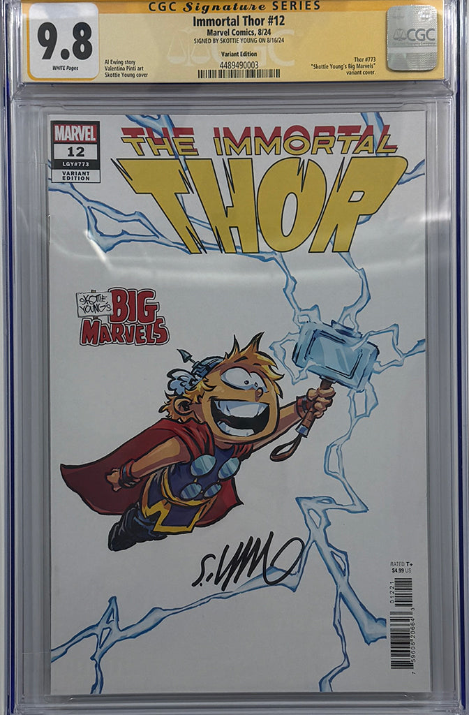 Immortal Thor #12 | Young Variant | Signed by Skottie Young | CGC SS 9.8