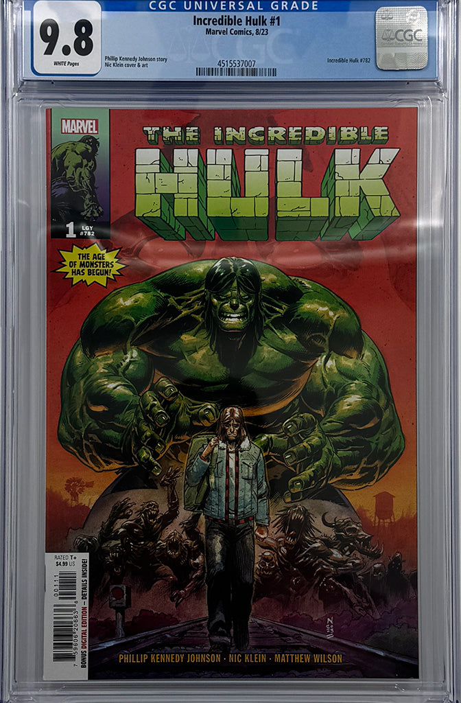 INCREDIBLE HULK #1 | MAIN COVER | 1ST APP OF CHARLIE | CGC 9.8