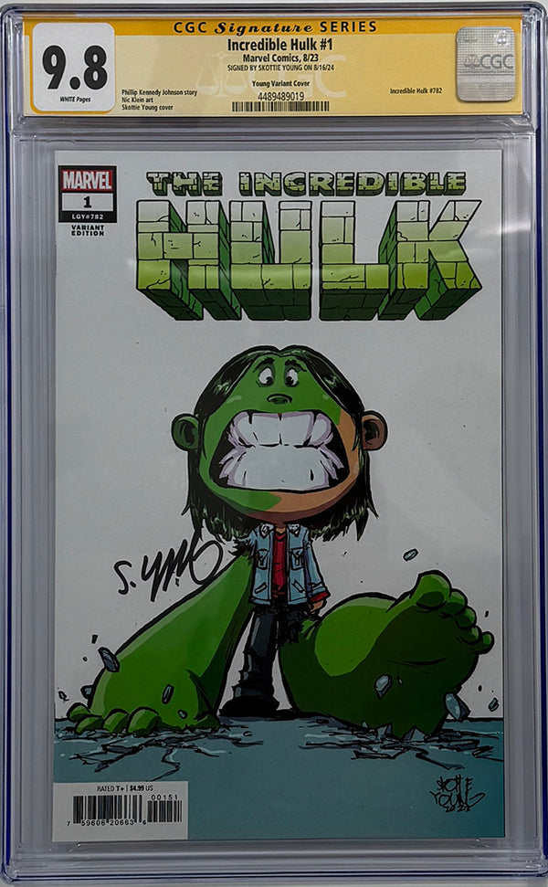 Incredible Hulk #1 | Young Variant | Signed by Skottie Young | CGC SS 9.8