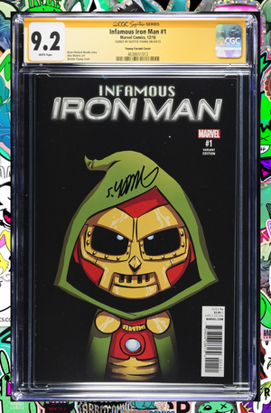 Infamous Iron Man #1 | Skottie Young Variant | Signed By Skottie | CGC SS 9.2