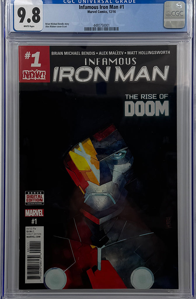 Infamous Iron Man #1 | 1st Print Main Cover | CGC 9.8