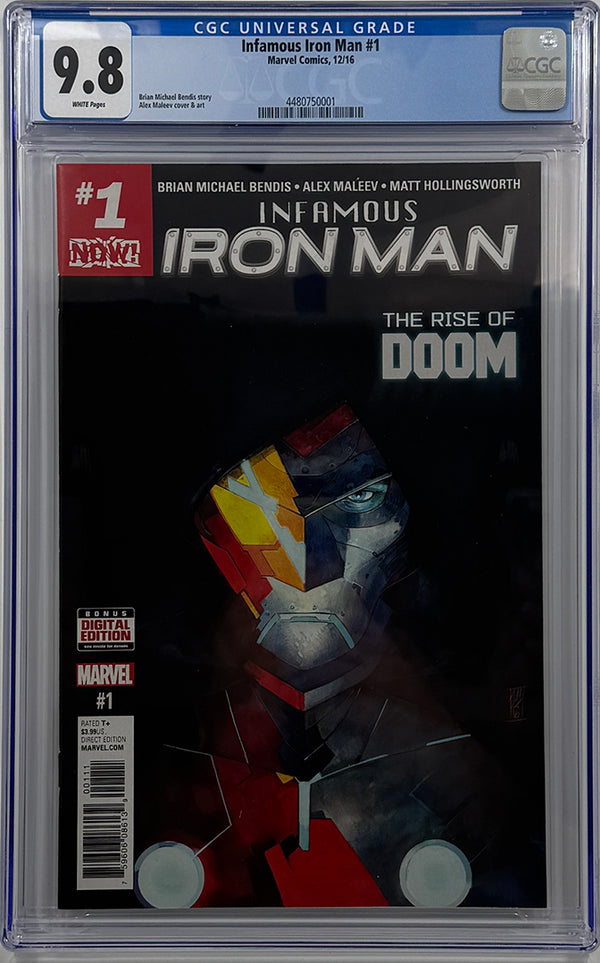 Infamous Iron Man #1 | 1st Print Main Cover | CGC 9.8