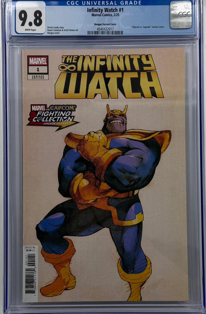 INFINITY WATCH #1 | BENGUS MARVEL VS CAPCOM VARIANT | CGC 9.8