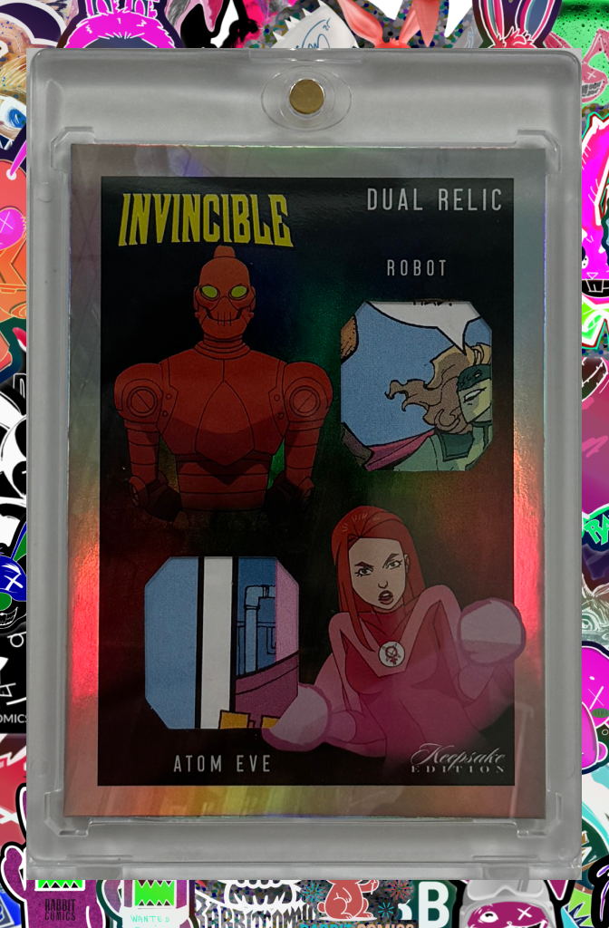 Invincible Season One - ATOM EVE & ROBOT - Authentic Double Relic 2025 Keepsake Edition #523