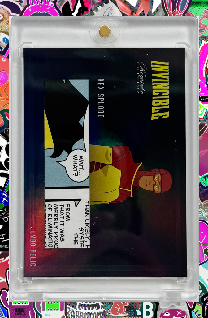 Invincible Season One - REX SPLODE - Authentic Jumbo Relic 2025 Keepsake Edition #588