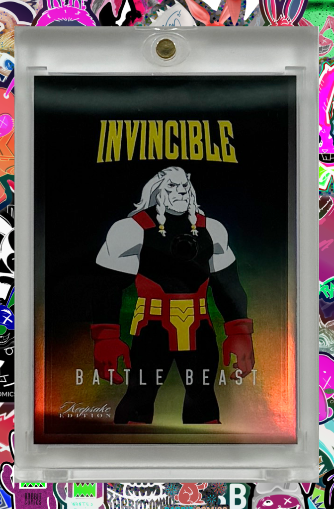 Invincible Season One - BATTLE BEAST -Authentic BLACK POWER GEM 2025 Keepsake Edition #299
