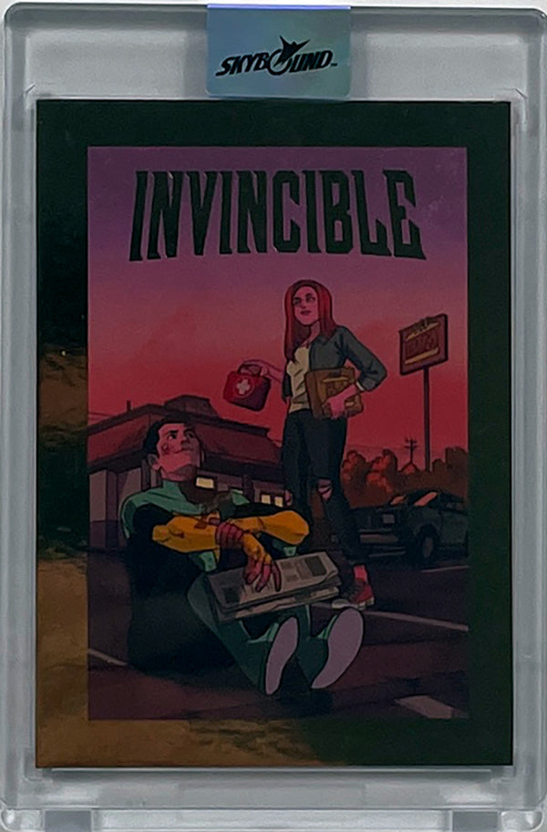 Invincible #1 | Gabriel Picolo Cover | Gold Foil Trading Card Number 217