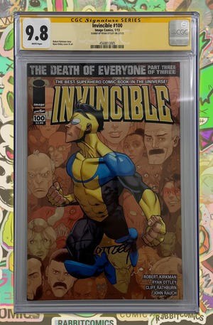 Invincible #100 | 1st Print | Signed by Ryan Ottley | CGC SS 9.8