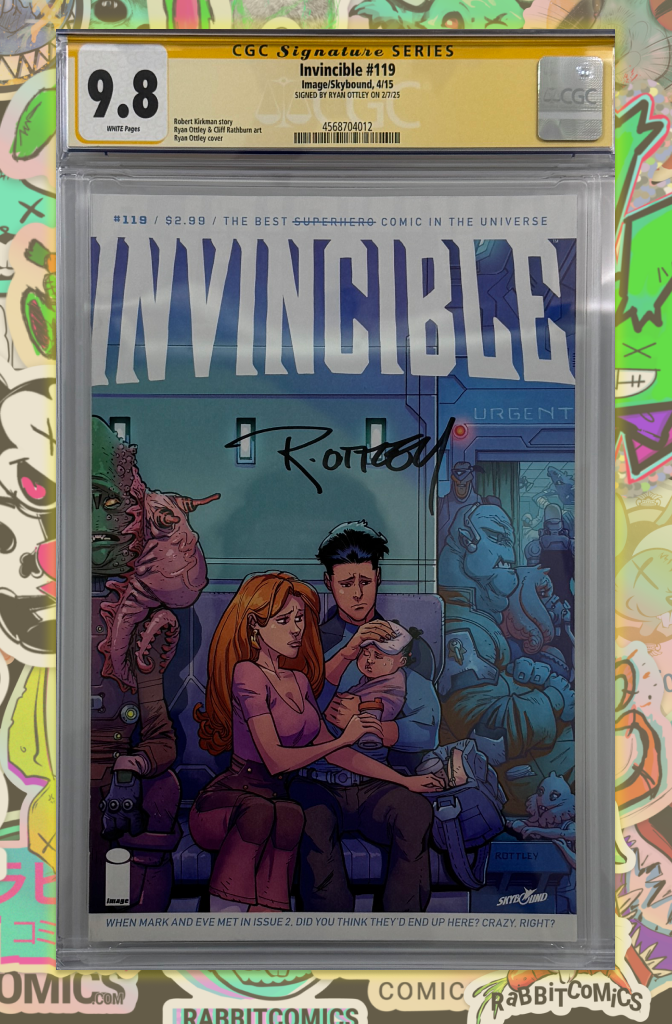 INVINCIBLE #119 | 1st Print  | Signed by Ryan Ottley | CGC SS 9.8