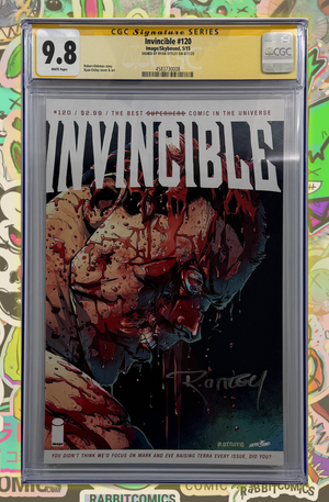 Invincible #120 | Death of Battle Beast | Signed by Ryan Ottley | CGC SS 9.8