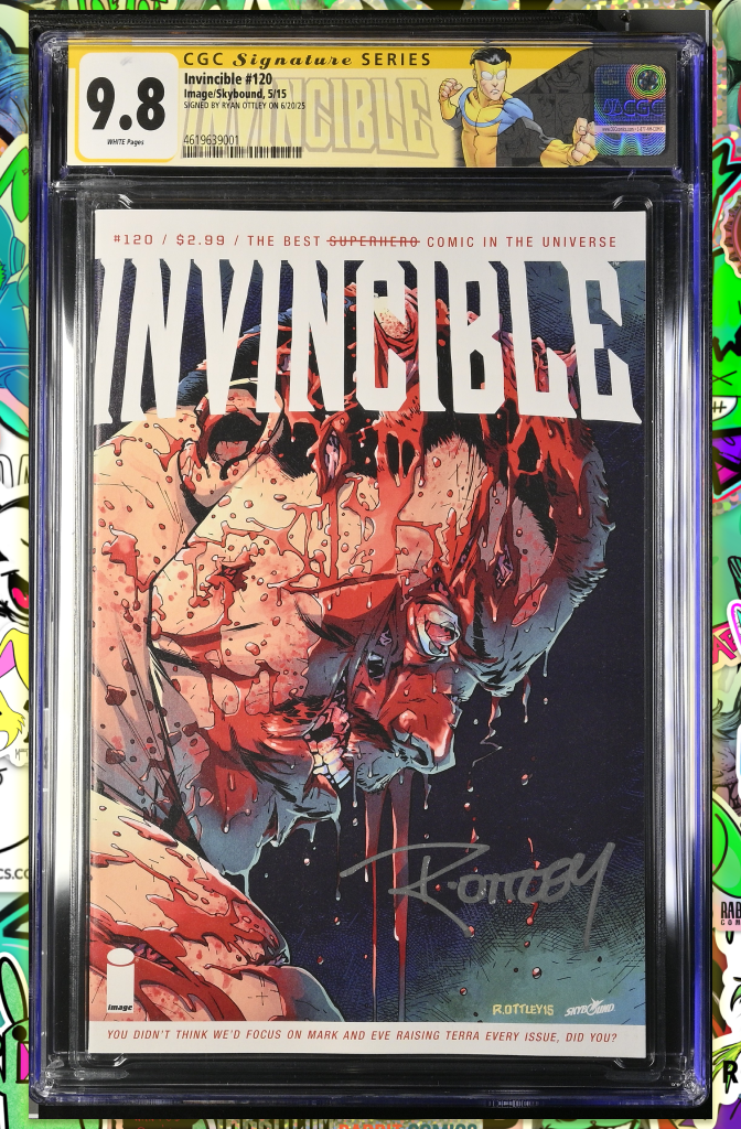 Invincible #120 | Death of Battle Beast | Signed by Ryan Ottley | CGC SS 9.8 (Invincible Label)