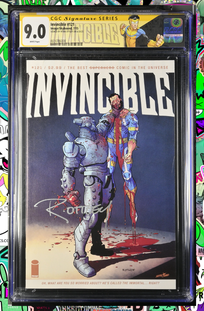 Invincible #121 | 1st Print | Signed by Ryan Ottley | CGC SS 9.0 (Invincible Label)