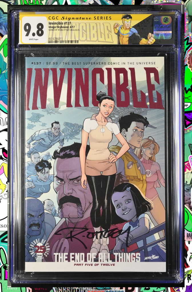 Invincible #137 | 1st Print | Signed by Ryan Ottley | CGC SS 9.8