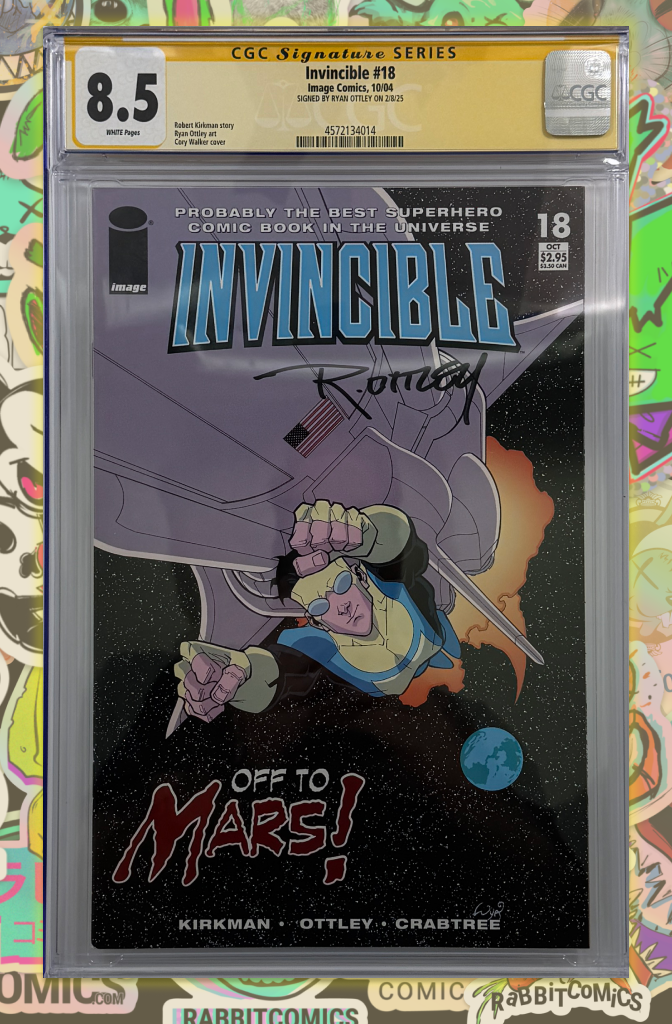 Invincible #18 | 1st Print | Signed by Ryan Ottley | CGC SS 8.5