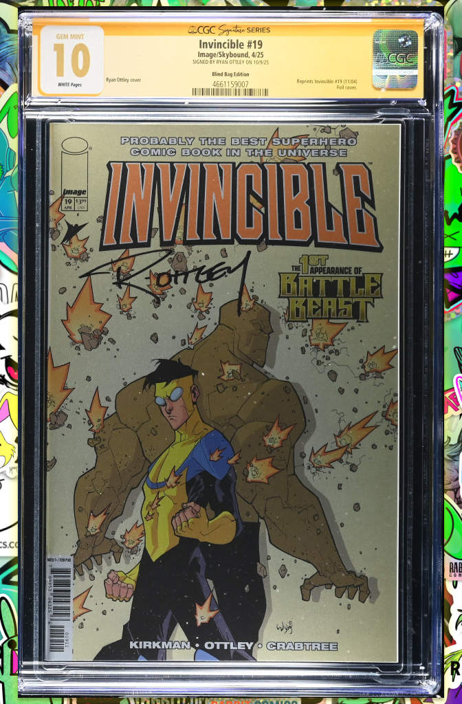 Invincible #19 | Foil Blind Bag Variant | Signed by Ryan Ottley | CGC SS 10