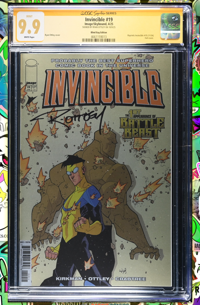 Invincible #19 | Foil Blind Bag Variant | Signed by Ryan Ottley | CGC SS 9.9