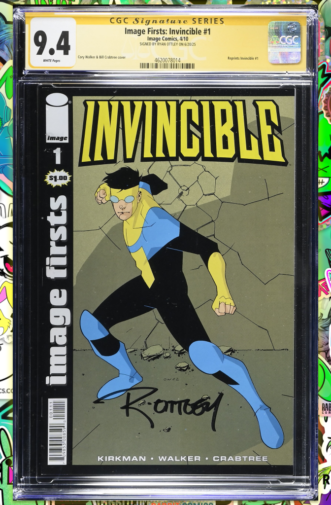 Invincible #1 | Image Firsts | Signed by Ryan Ottley | CGC SS 9.4