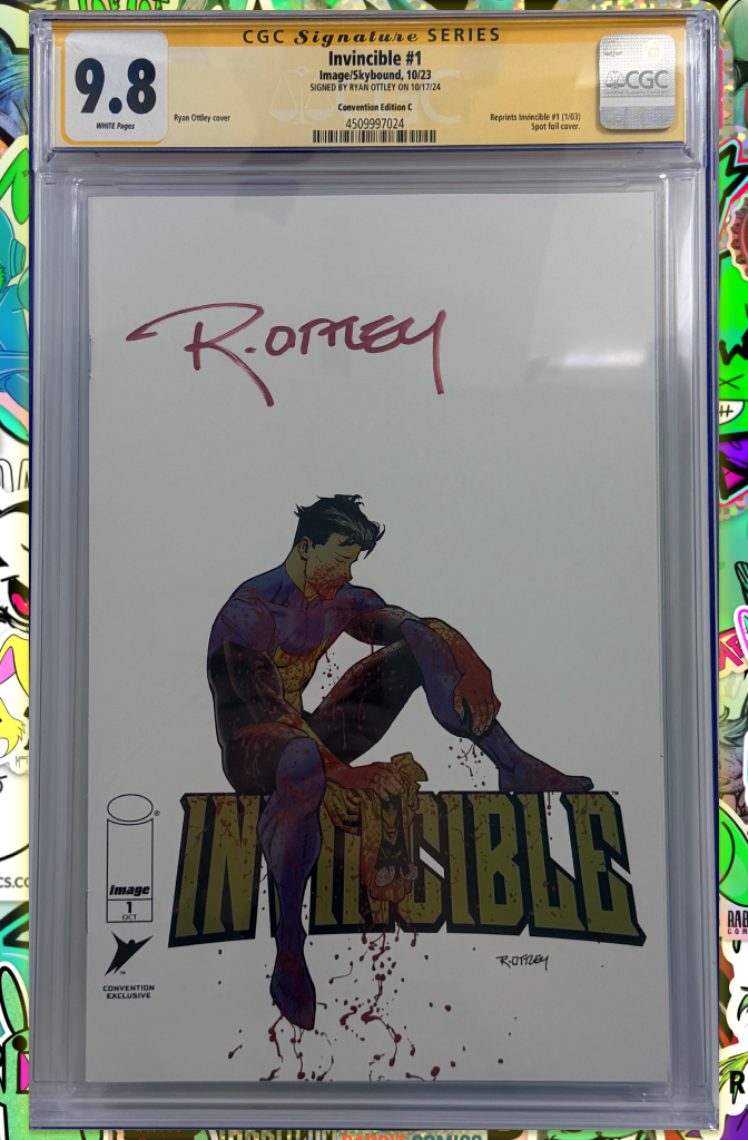 Invincible #1 | SDCC Convention Edition C Spot Foil | CGC SS 9.8
