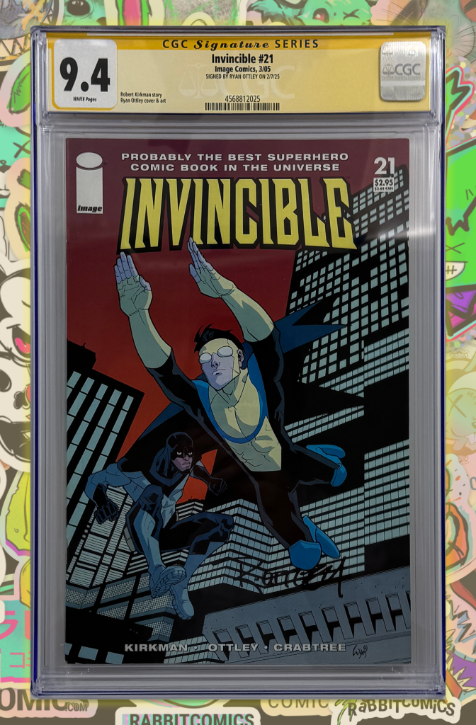 Invincible #21 | Signed by Ryan Ottley | CGC SS 9.4