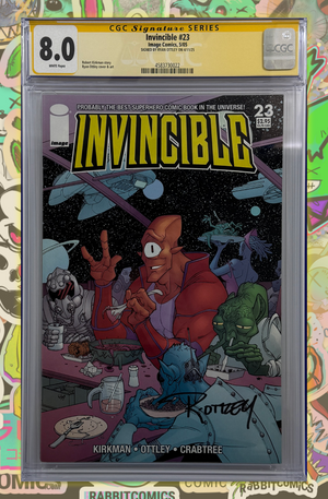 INVINCIBLE #23 | Signed by Ryan Ottley | CGC SS 8.0