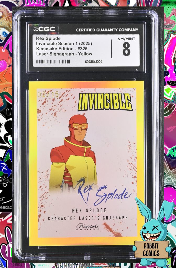 Invincible Season 1 | Rex Splode | #326 Laser Sinagraph Yellow 02/15 | CGC 8