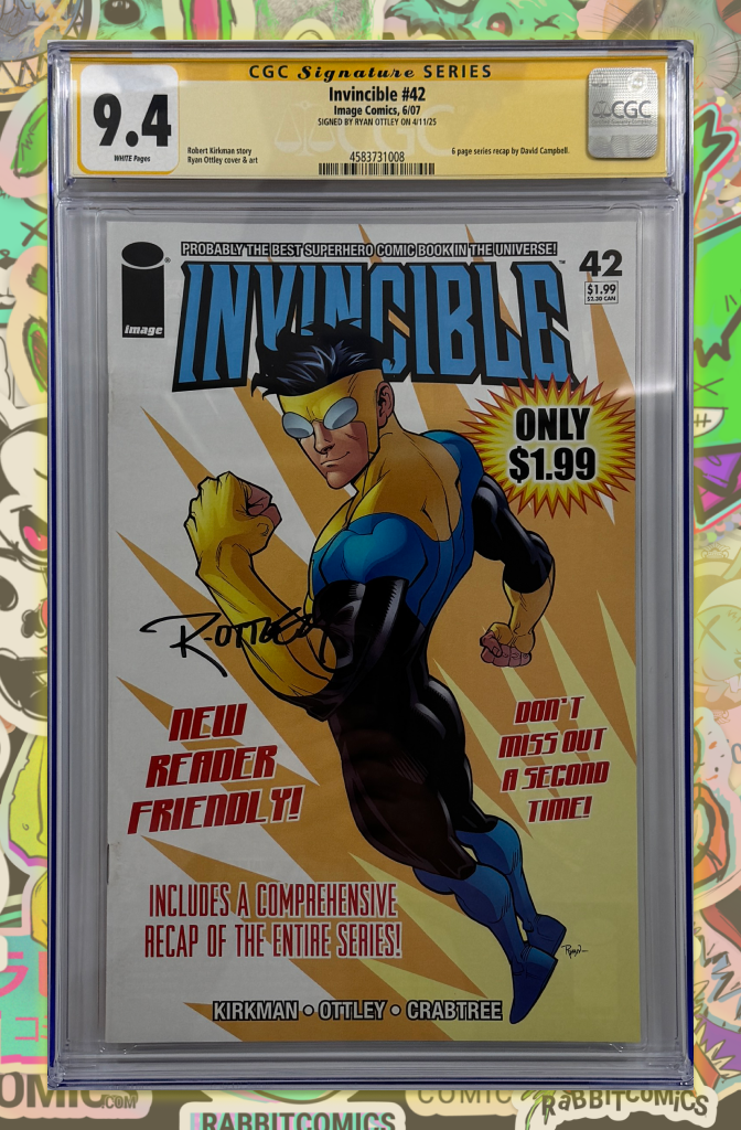 Invincible #42 | Signed by Ryan Ottley | CGC SS 9.4