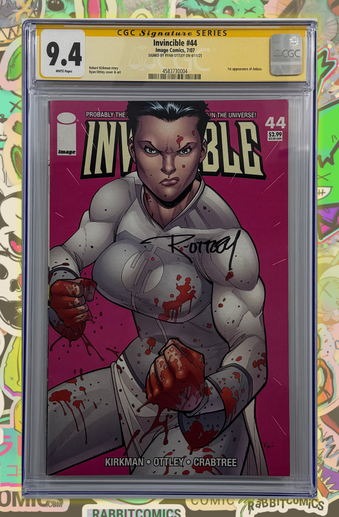 Invincible #44 | 1st App of Anissa | Signed by Ryan Ottley | CGC SS 9.4