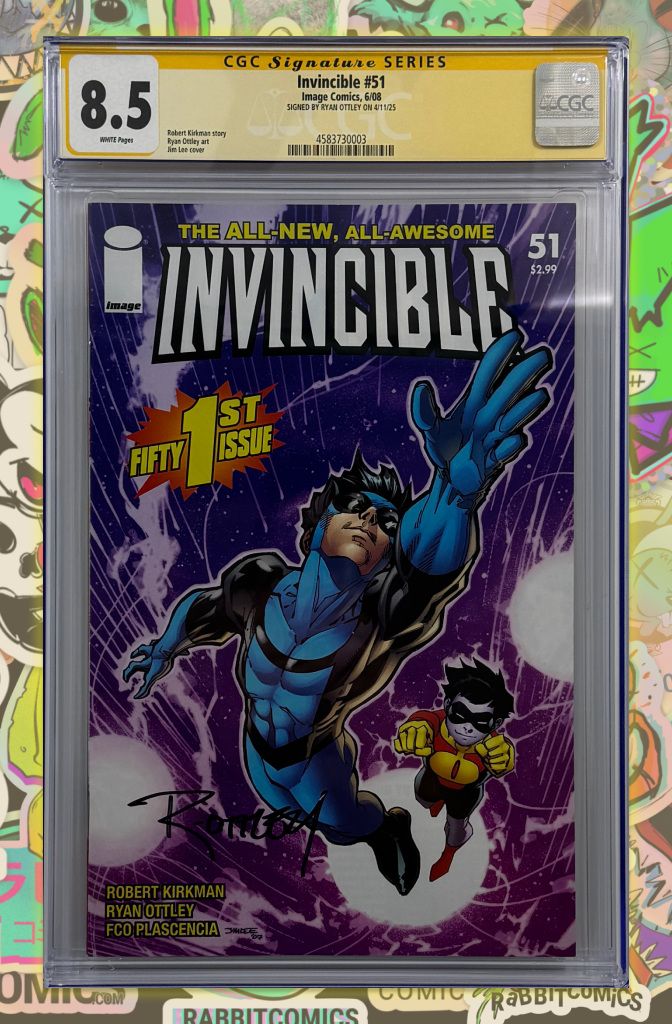 Invincible #51 | Jim Lee Variant | Signed by Ryan Ottley | CGC SS 8.5