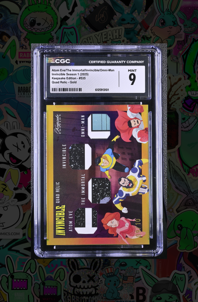 Atom Eve/The Immortal/Invincible/Omni-Man #535 Quad Relic Gold 09/10 | Invincible Season 1 (2025) Keepsake Edition | CGC 9