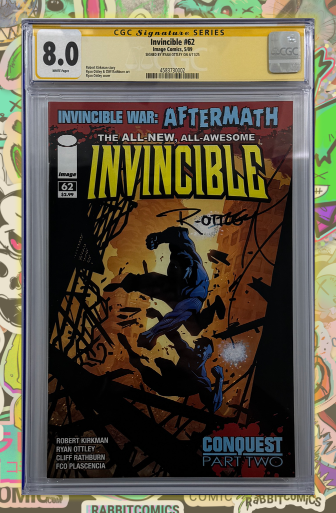 Invincible #62 | Signed by Ryan Ottley | CGC SS 8.0