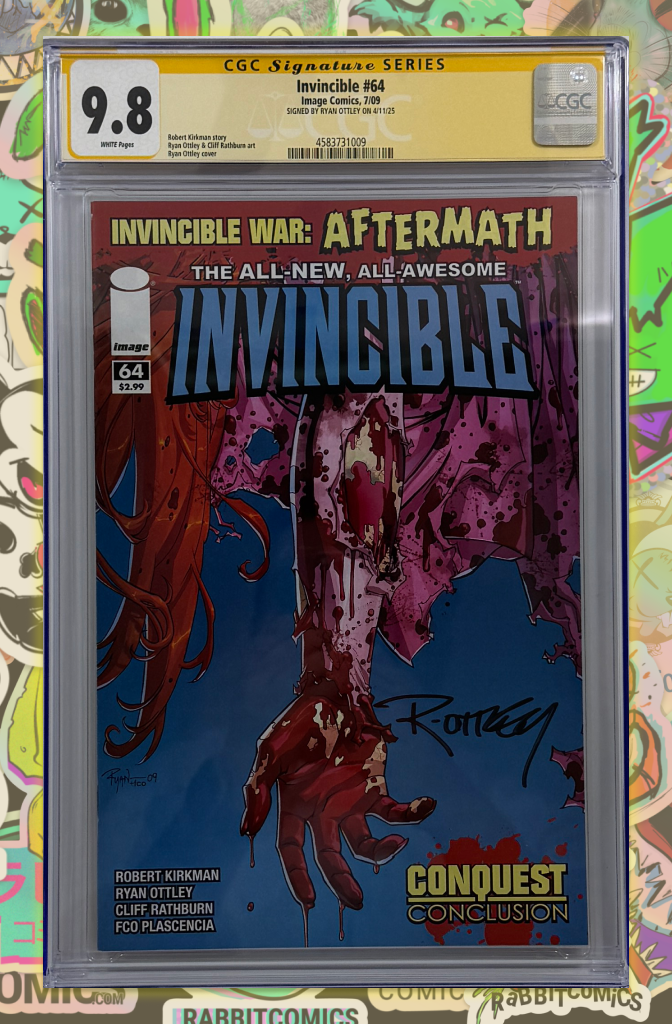 Invincible #64 | Signed by Ryan Ottley | CGC SS 9.8
