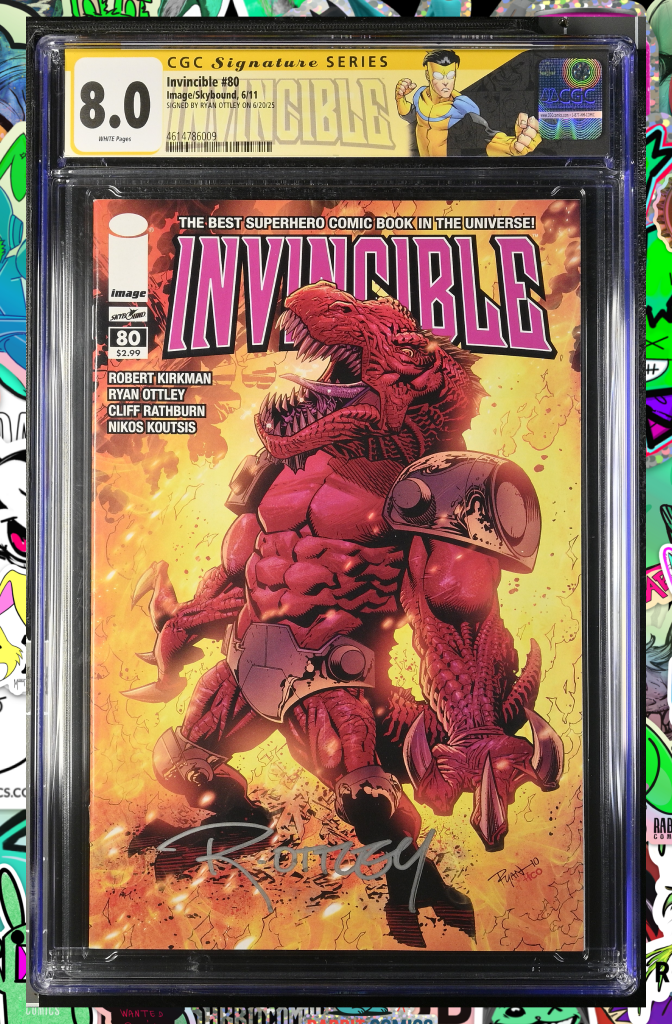 Invincible #80 | 1st Print | Signed by Ryan Ottley | CGC SS 8.0 (Invincible Label)