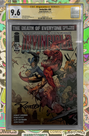 INVINCIBLE #99 | Cover A | Signed by Ryan Ottley | CGC SS 9.6