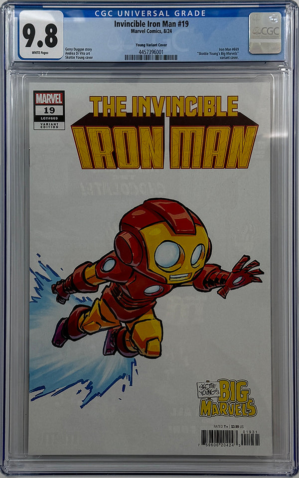 INVINCIBLE IRON MAN #19 | SKOTTIE YOUNG'S BIG MARVEL VARIANT | CGC 9.8