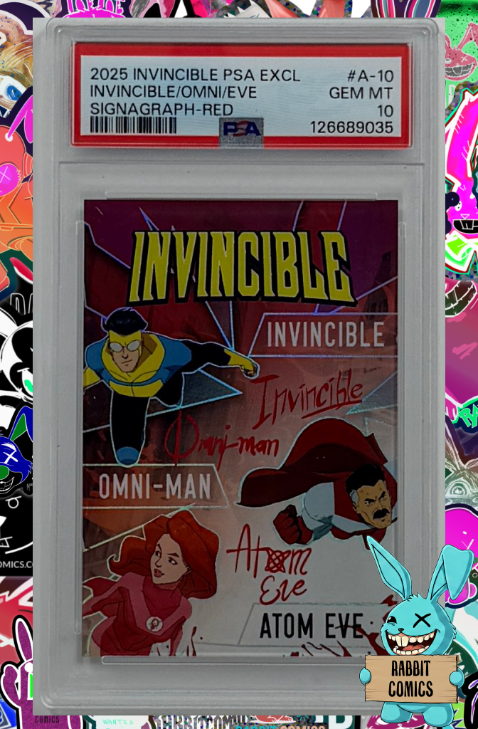 NYCC 2025 Invincible Keepsake Invincible Omni Atom EVE Signagraph RED 27/50 | PSA 10
