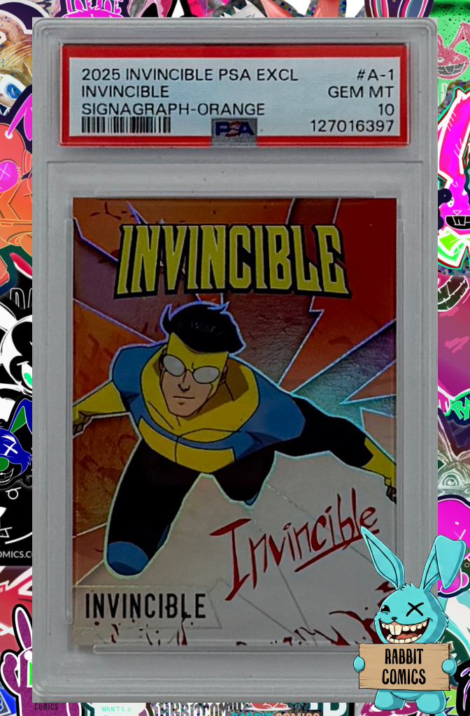 NYCC 2025 Invincible Keepsake Invincible SIGNAGRAPH-Orange 25/25 | PSA 10