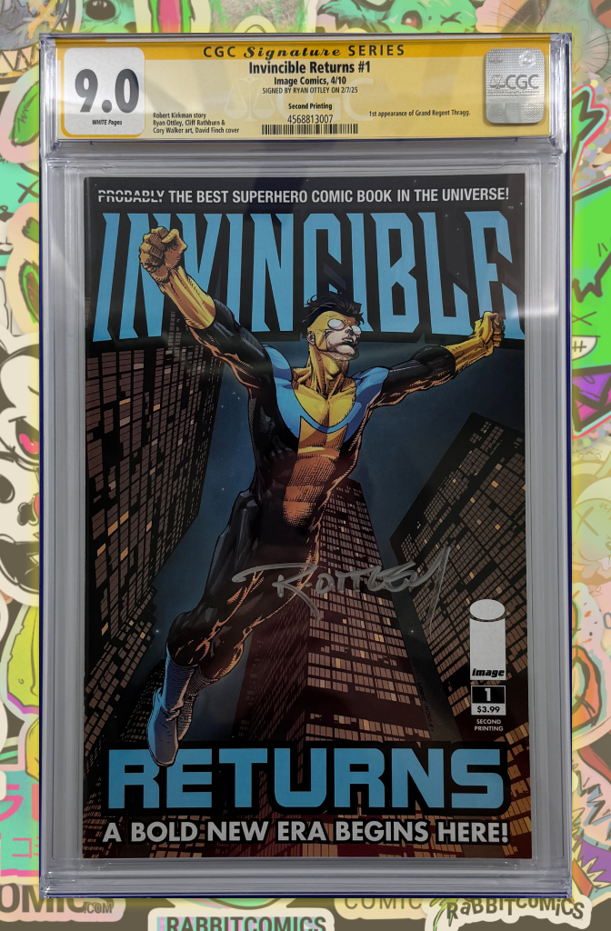 Invincible Returns #1  | Signed by Ryan Ottley | CGC SS 9.0
