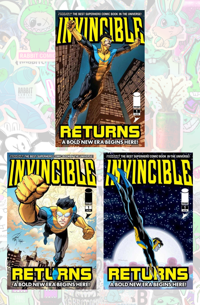 Invincible Returns Facsimile Edition #1 | 3 Book Bundle – Rabbit Comics