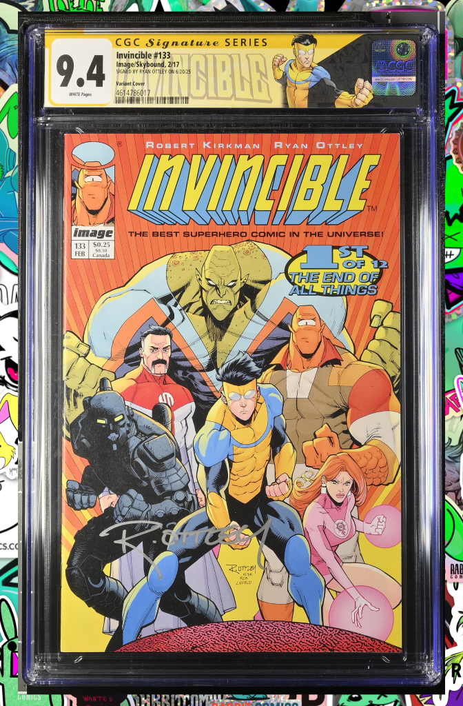 Invincible #133 | Youngblood Homage | Signed by Ryan Ottley | CGC SS 9.4