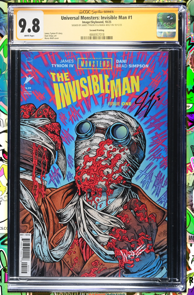 Invisible Man #1 | 2nd Print Maria Wolf Variant | 2x Signed Wolf + Tynion | CGC SS 9.8