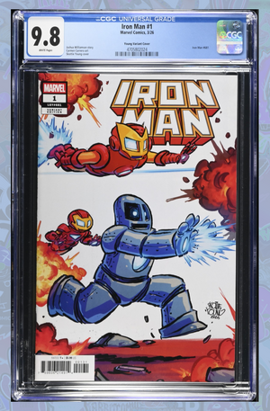 Iron Man #1 Skottie Young 4 Part Connecting Variant | CGC 9.8