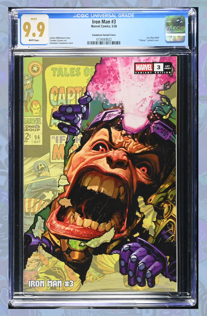 Iron Man #3 Josemaria Casanovas Modok Variant | CGC 9.9