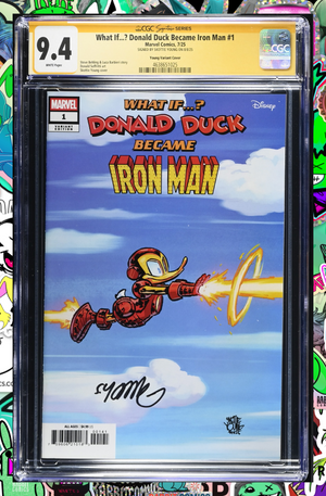 What If...? Donald Duck Became Iron Man #1 | Skottie Young Variant | CGC SS 9.4