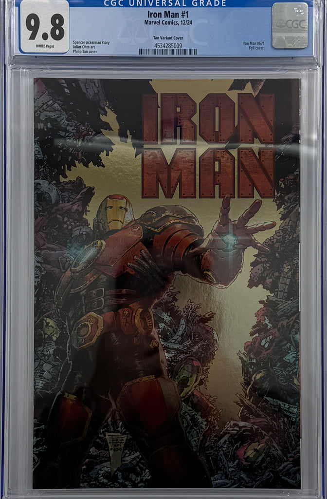 IRON MAN #1 | PHILIP TAN FOIL VARIANT | CGC 9.8