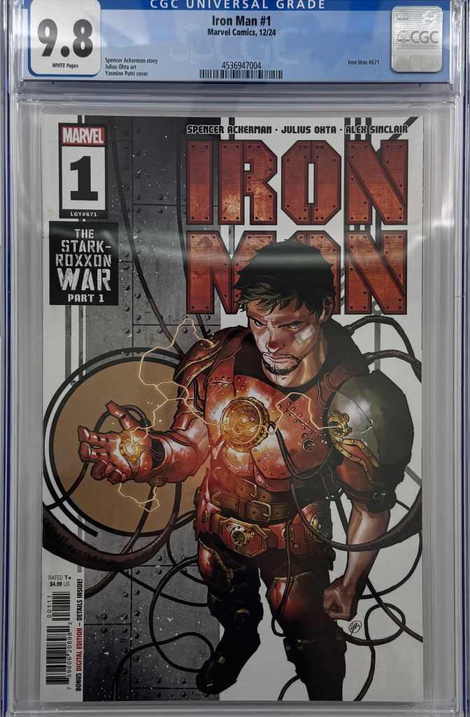 IRON MAN #1 | MAIN COVER | CGC 9.8