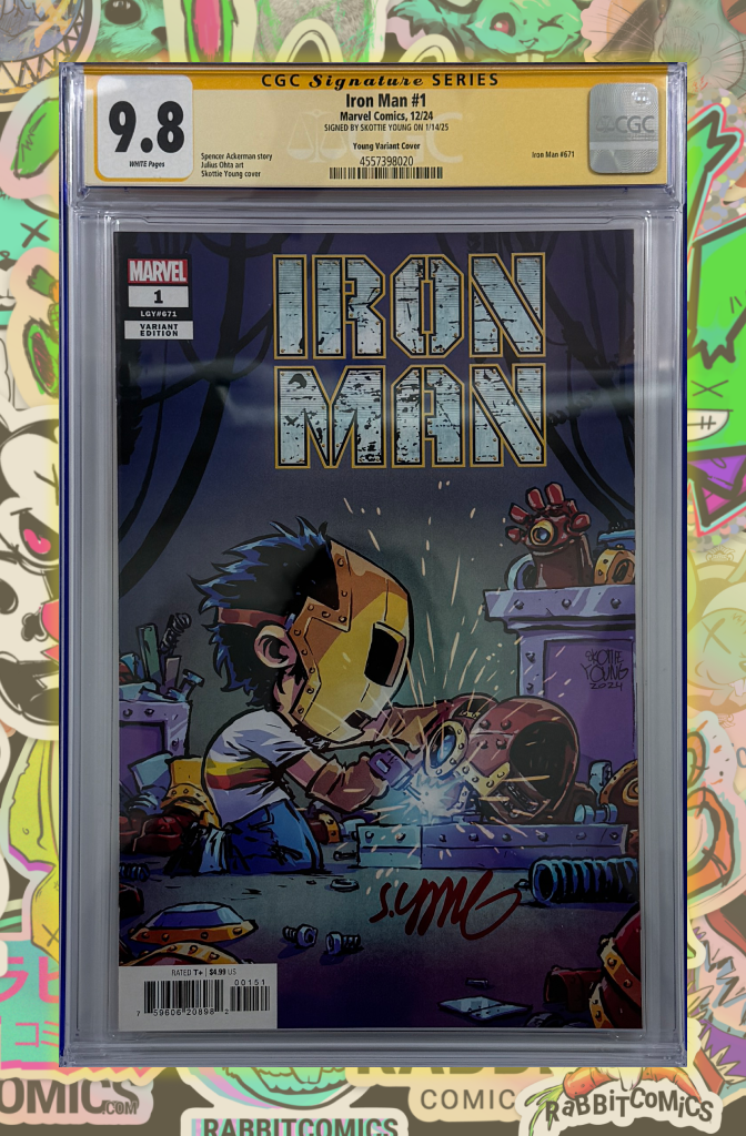 IRON MAN #1 | SKOTTIE YOUNG VARIANT | CGC SS 9.8