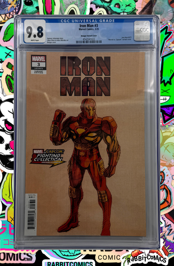 IRON MAN #3 BENGUS MARVEL VS CAPCOM VARIANT | CGC 9.8